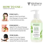 Volamena Tea Tree Aloe Vera Gel
