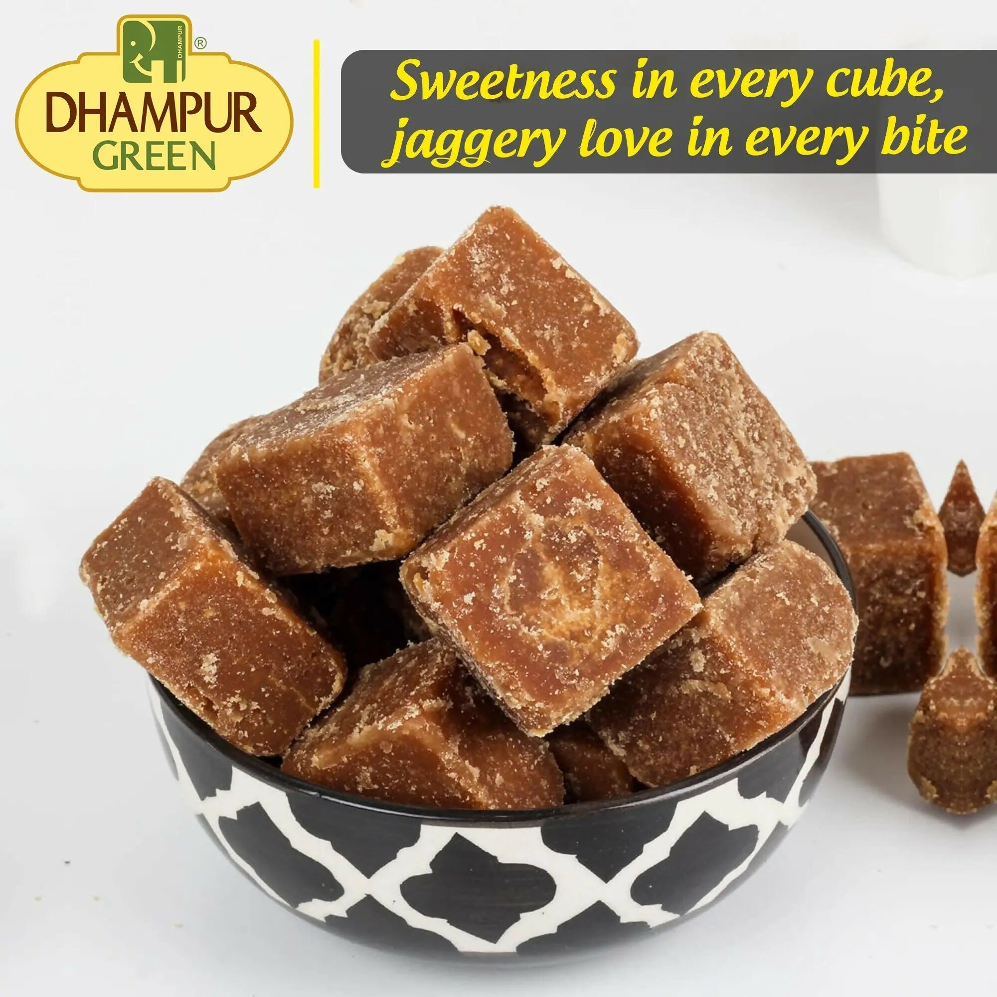 Dhampur Jaggery Cubes (Gur ki Dali)