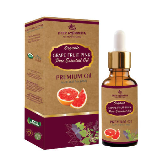 Deep Ayurveda Grape Fruit Pure Essential Oil Pink