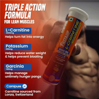 Fast&Up L Carnitine Tartrate 3000mg Effervescent Tablets - Lemon Flavour