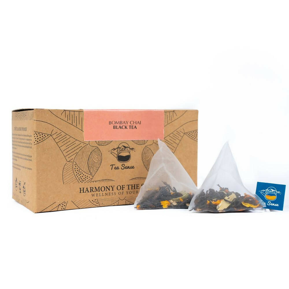 Tea Sense Bombay Cutting Masala Chai Bags Box - Distacart