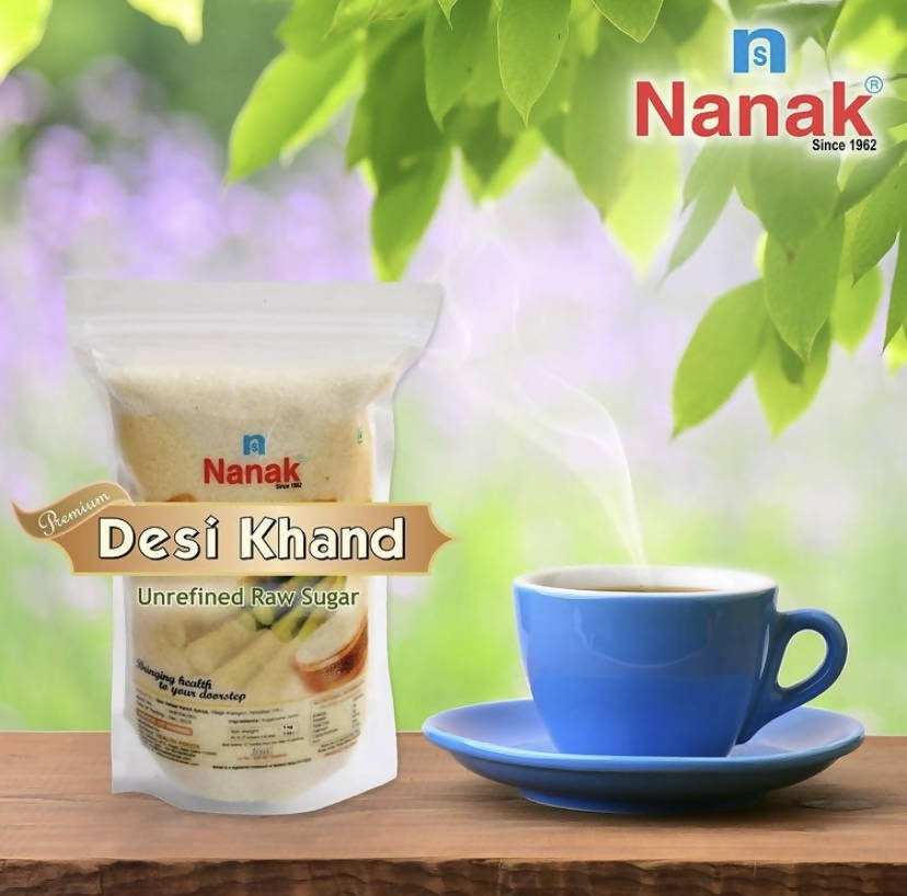 Nanak Premium Desi Khand - 1Kg (Healthy Sweetener)