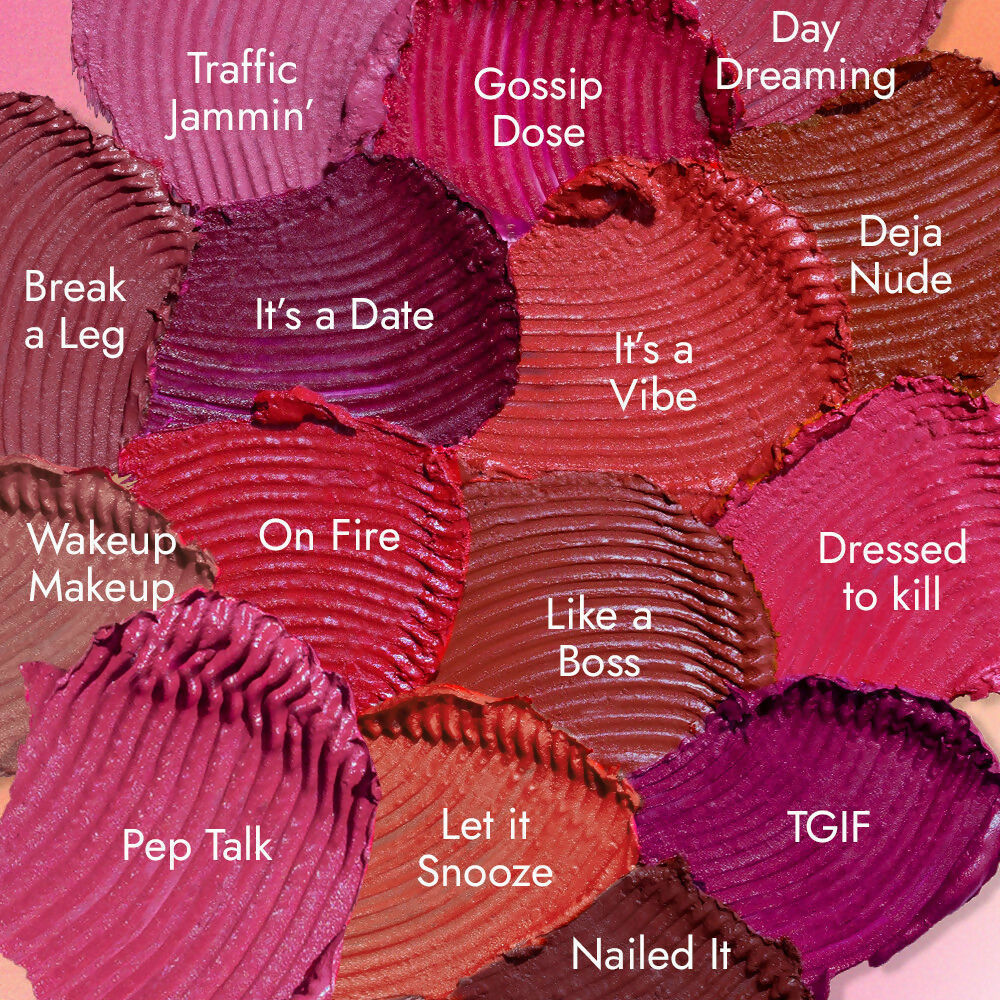 Nykaa So Creme Creamy Matte Lipstick - Plum Luck