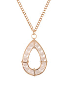 NVR Women Gold-Polished Oxidised Bohemian Necklace