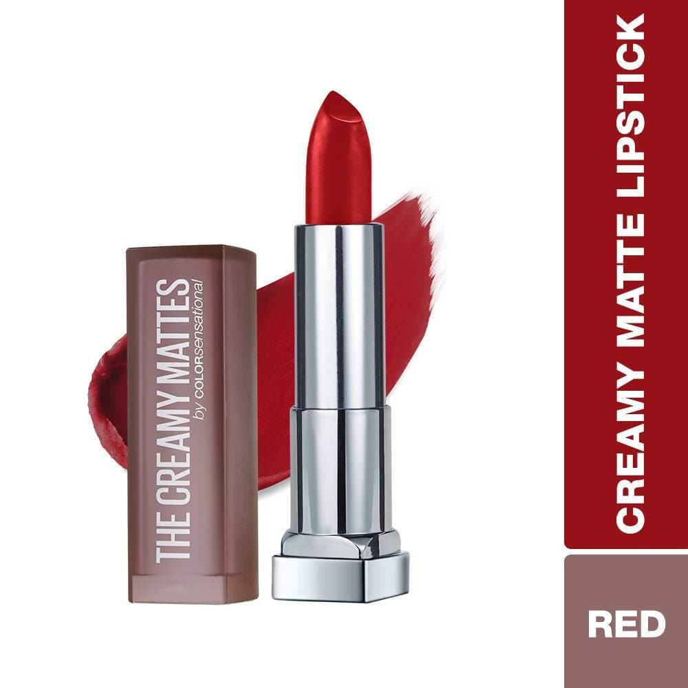 Maybelline New York Color Sensational Creamy Matte Lipstick / 643 Cosmopolitan Red
