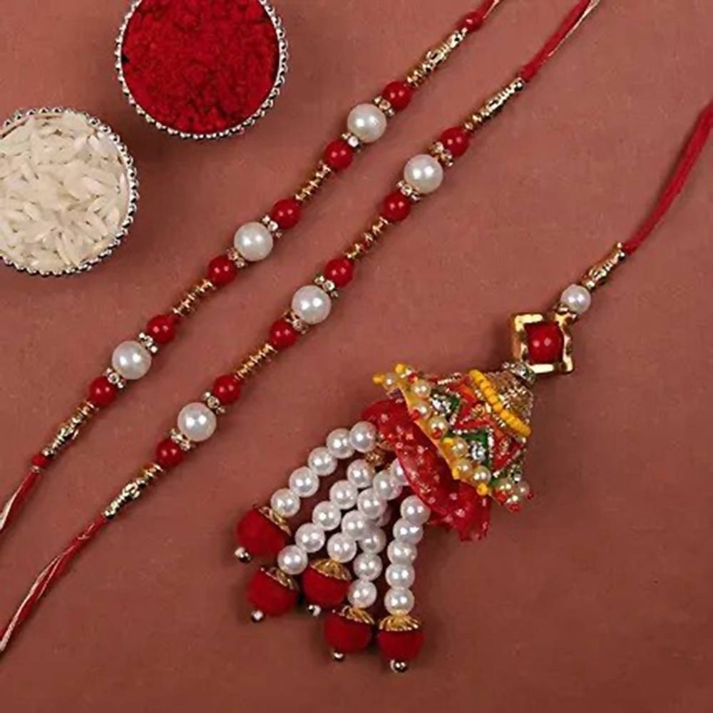 Lumba & 2 Pearl Rakhis