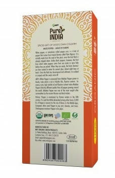 MRT Organics Pure India White Pepper Powder