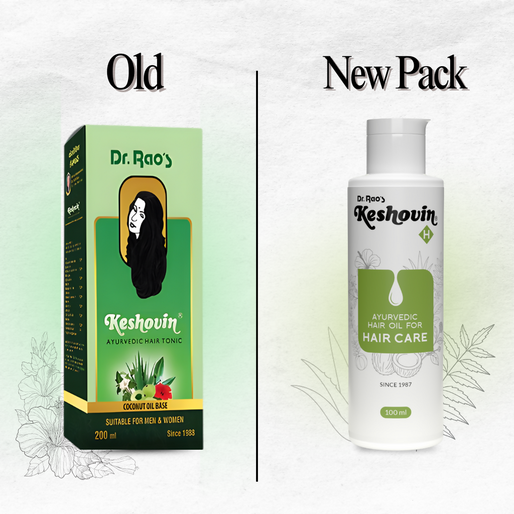 Dr. Rao's Keshovin -H Ayurvedic Hair Growth Oil - Distacart