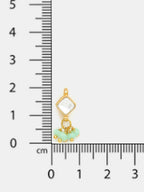 Ruby Raang Diamond Pearl Dangling Earrings - Distacart