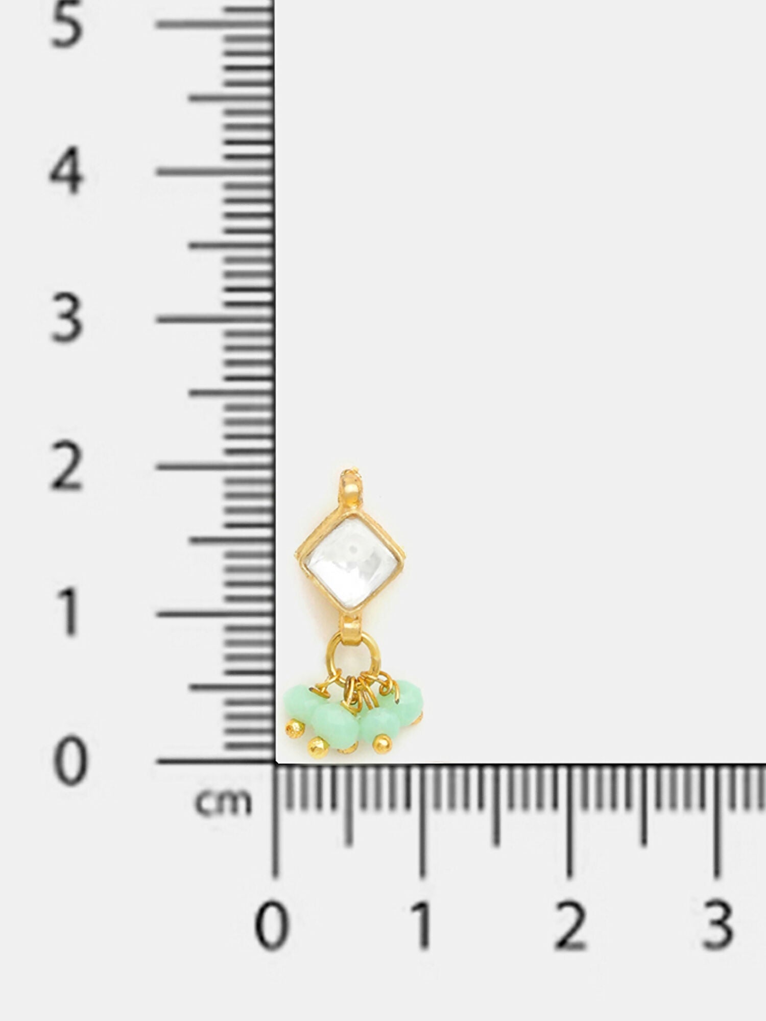 Ruby Raang Diamond Pearl Dangling Earrings - Distacart