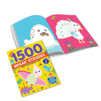 Dreamland Publications 1500 Mosaic Stickers Book 3 with Colouring Fun - Sticker Bok for Kids Age 4 - 8 years - Distacart