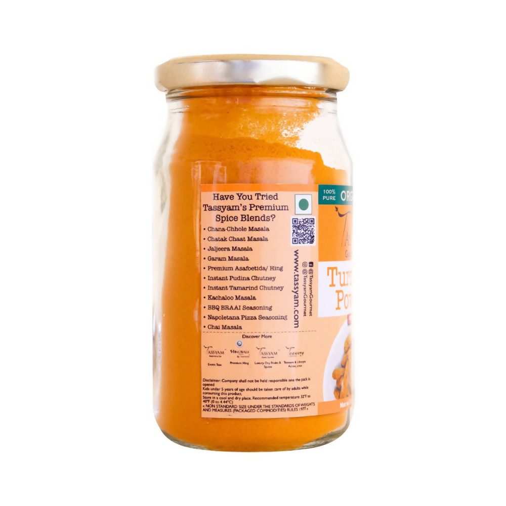 Tassyam Organics Certified 100% Organic Turmeric Powder - Distacart