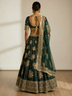 Lehenga Mart Designer Indian Wedding Lehenga Choli-Green - Distacart