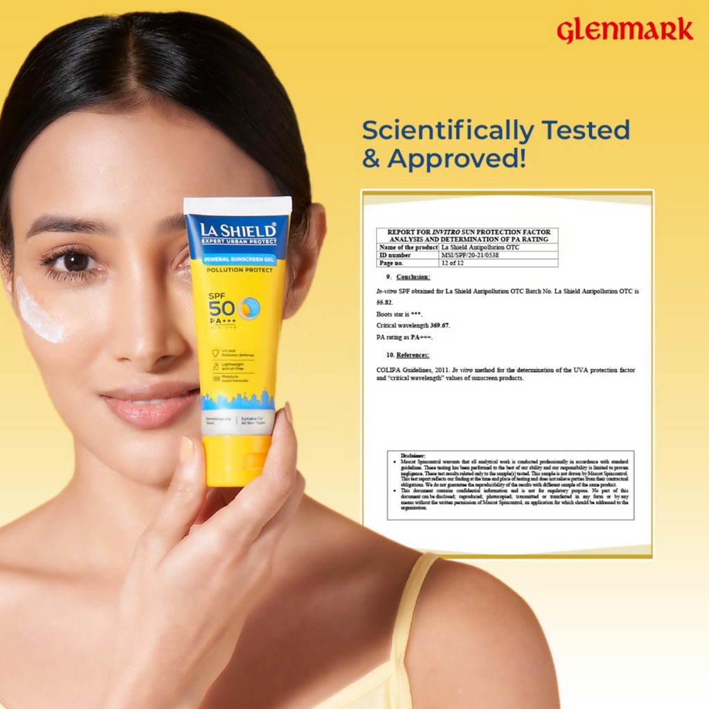 La Shield Pollution Protect SPF 50 Mineral Sunscreen Gel - Distacart