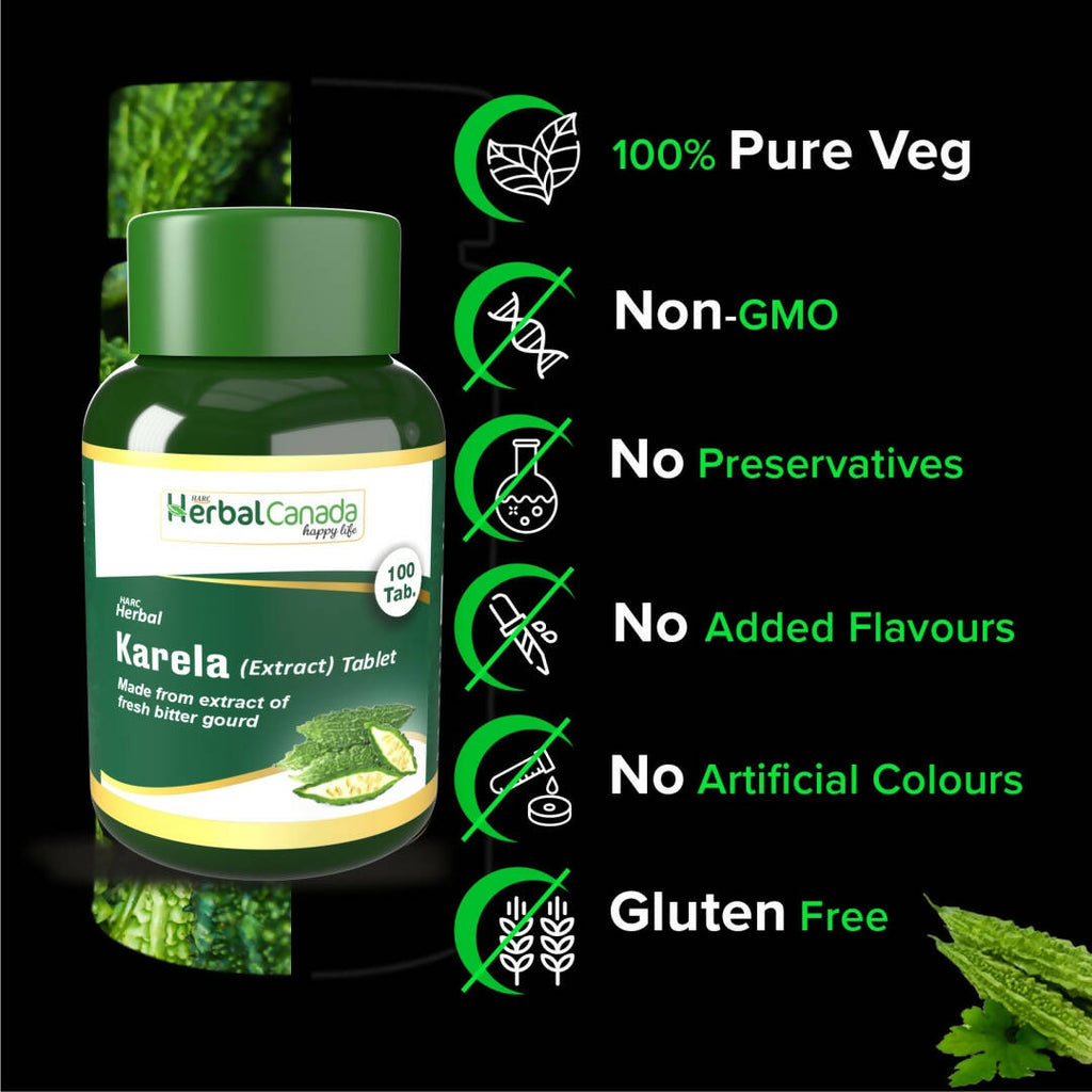 Herbal Canada Karela Tablets - Distacart