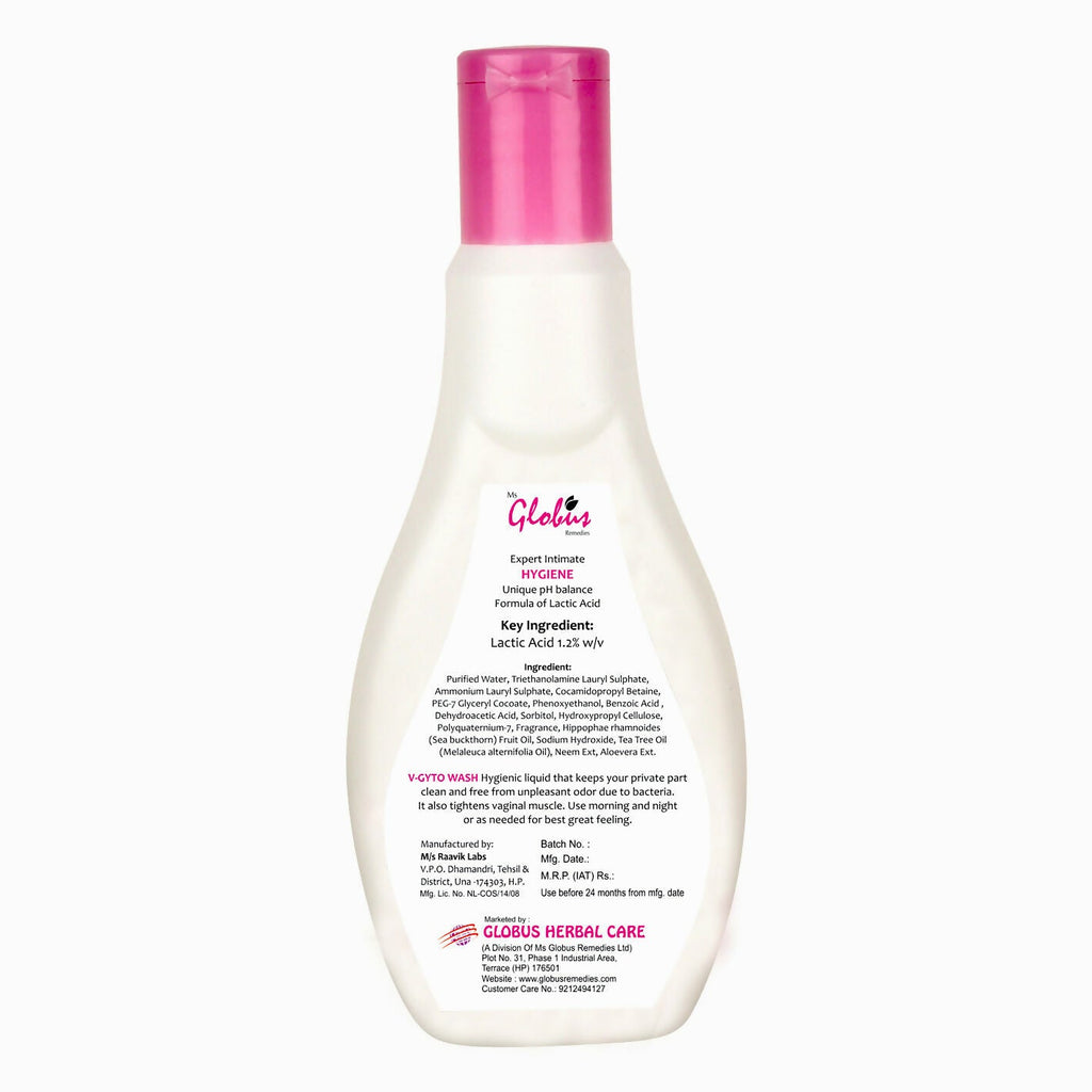 Globus Remedies V - Gyto wash enriched with Sea Buckthorn oil & Tea Tree oil