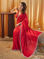 kasee Embellished Beads and Stones Silk Blend Saree