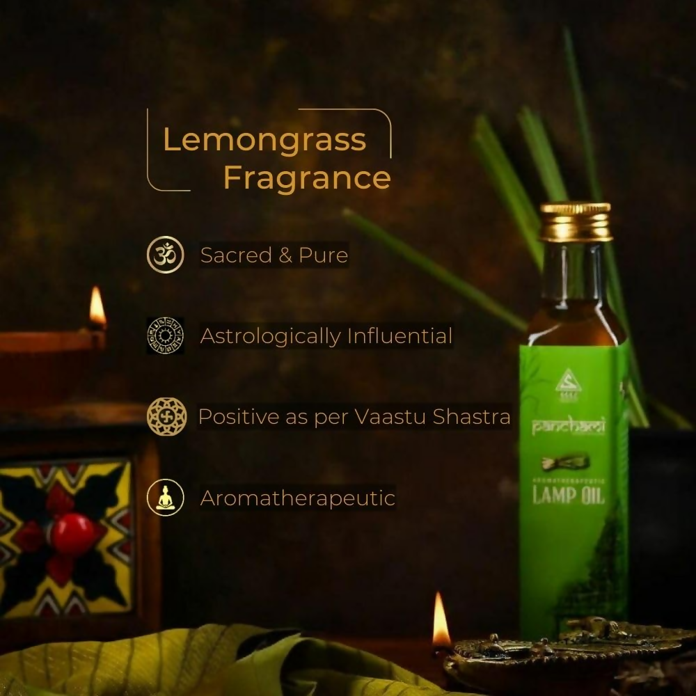 Panchami Sacred Fragrances - Lemongrass Lamp Oil