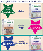 TummyFriendly Foods Organic Sprouted Brown Rice Porridge Mix Organic Baby Food for 6 Months Old - Distacart