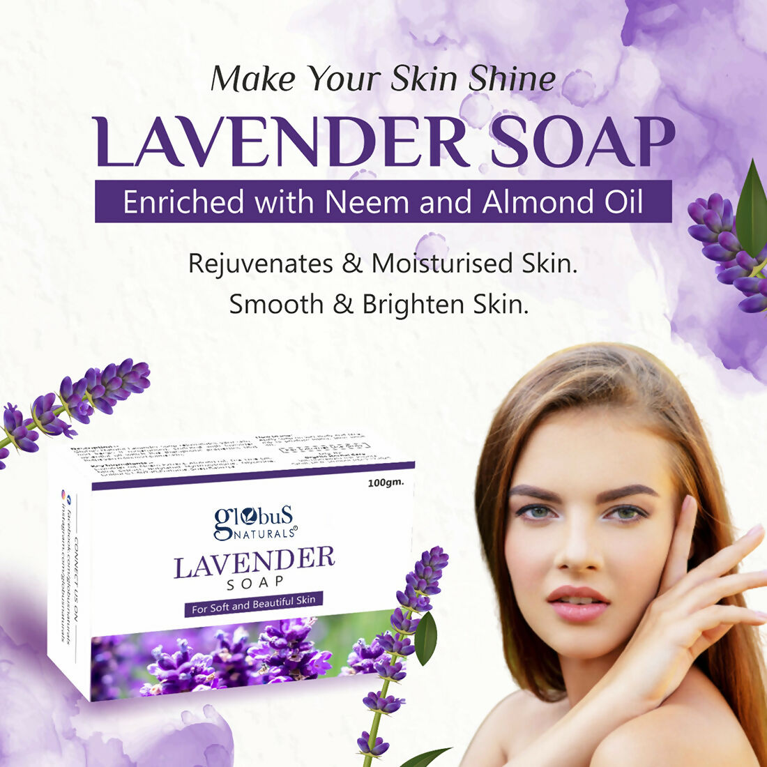Globus Naturals Lavender Soap