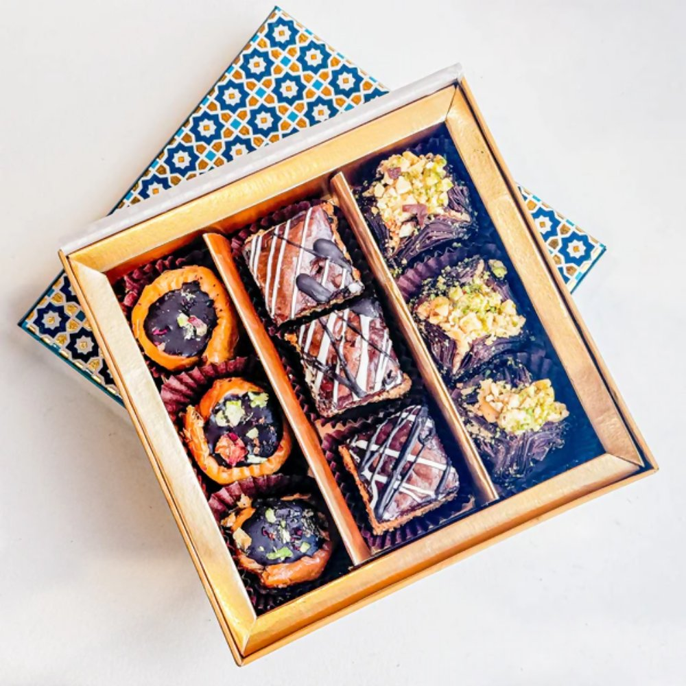 Gwalia Sweets Assorted Chocolate Baklawa Box - Distacart