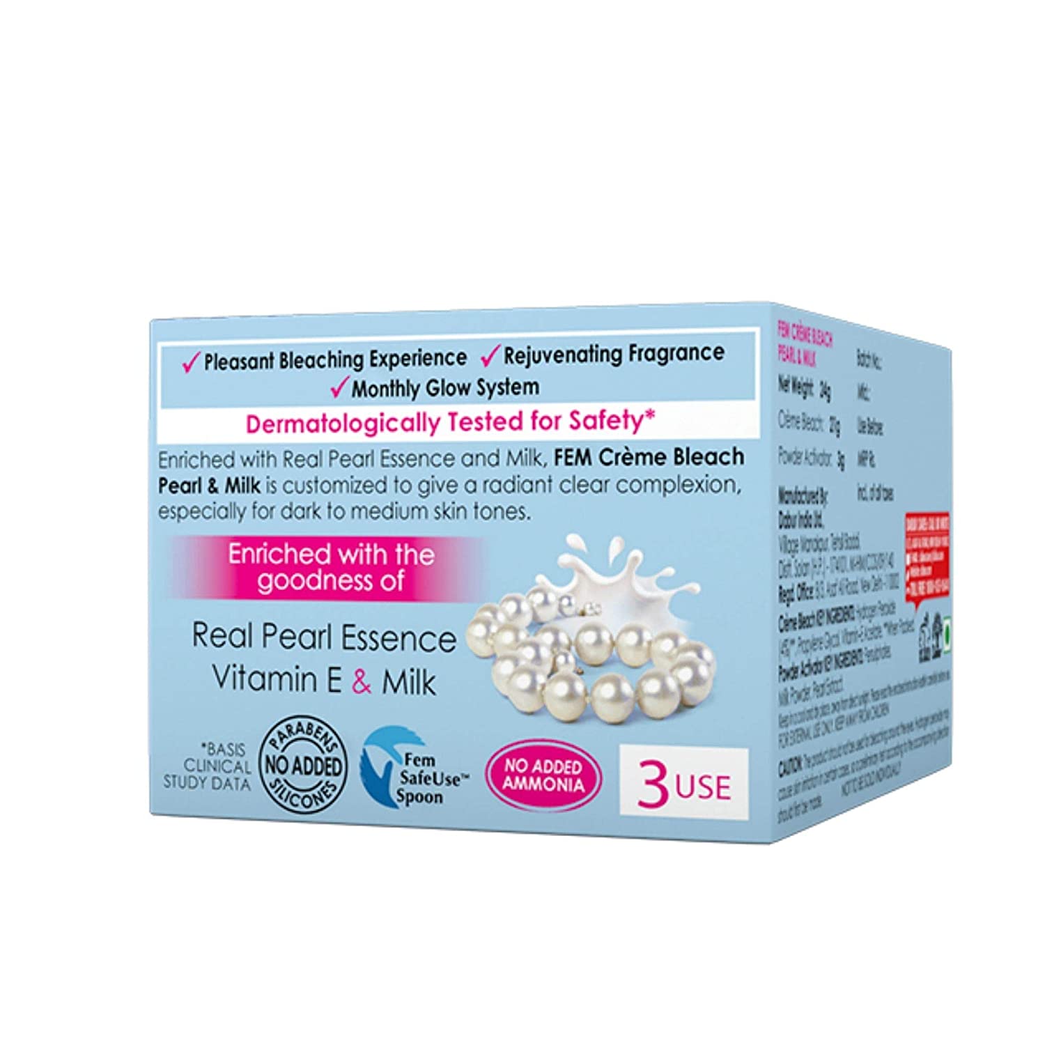 Fem Fairness Naturals Pearl Cream Bleach