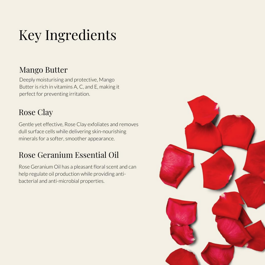 The Bare Bar Absolute Rose Deodorant Cream Stick