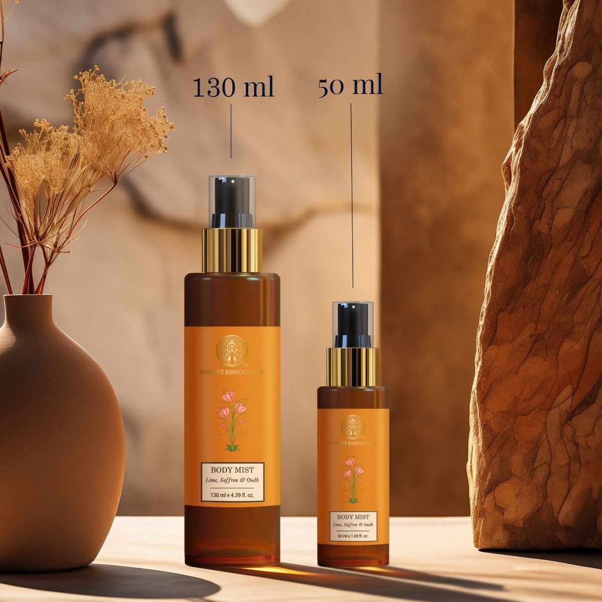 Forest Essentials Scented Body Mist Lime Saffron & Oudh - Distacart