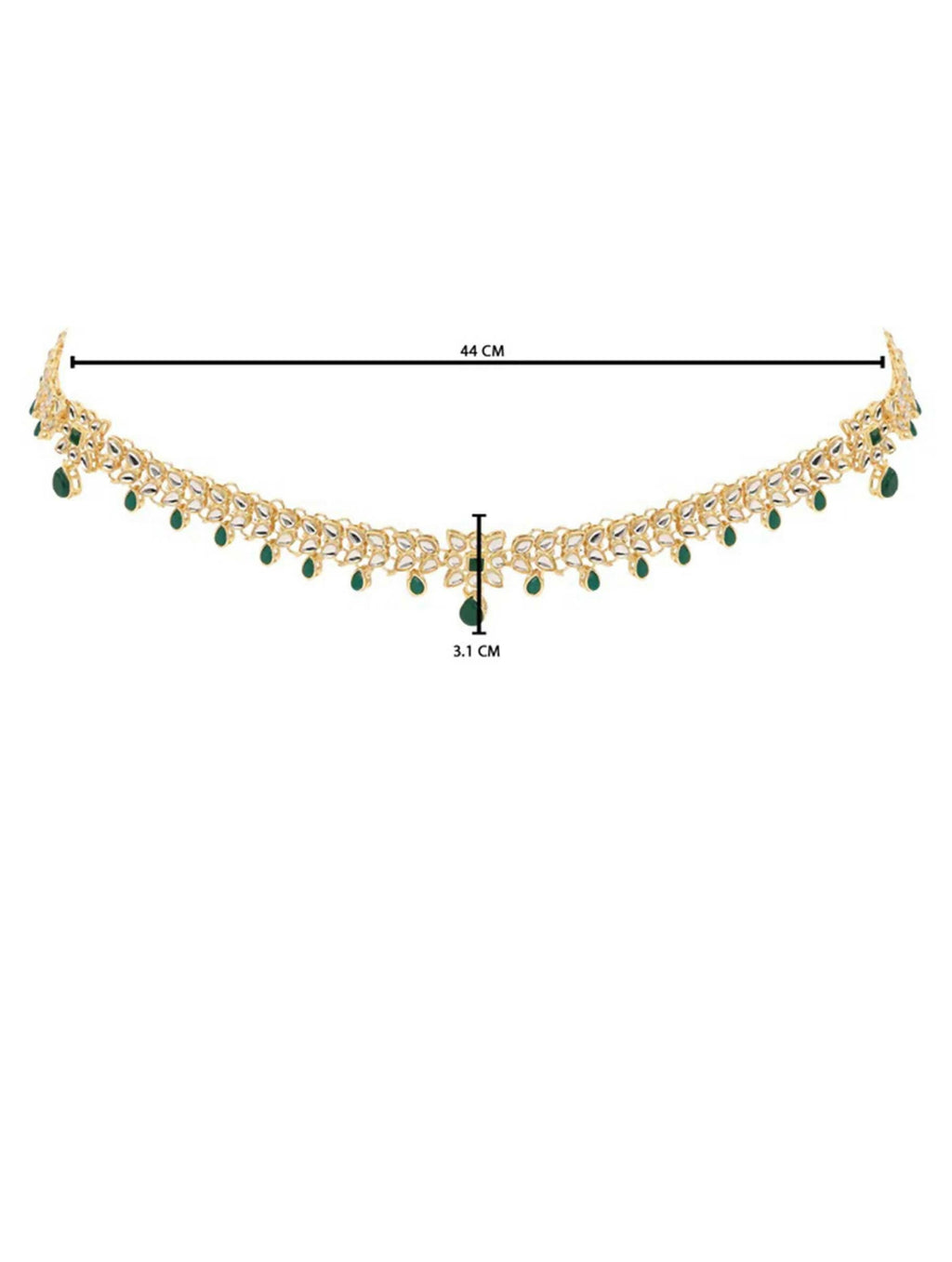 Joban Fashion Green Zinc Alloy Waist Chain For Women