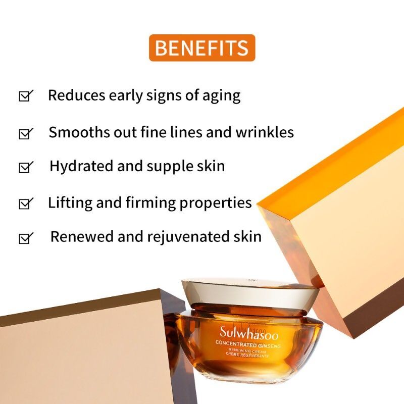 Sulwhasoo Concentrated Ginseng Renewing Cream - Distacart