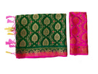 Mimosa Women's Green Kanchipuram Silk Saree - Distacart