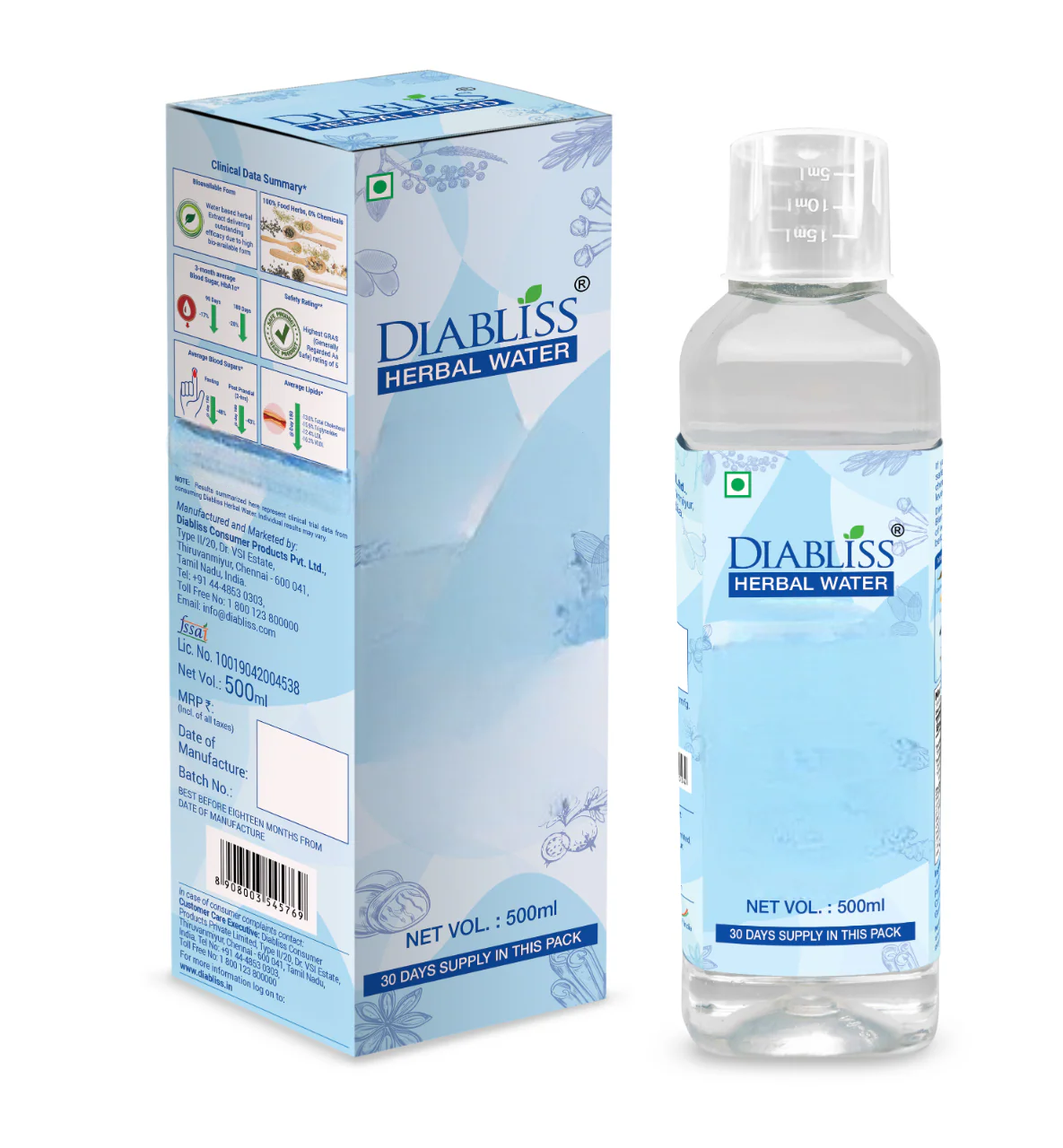 Diabliss Herbal Water - Distacart