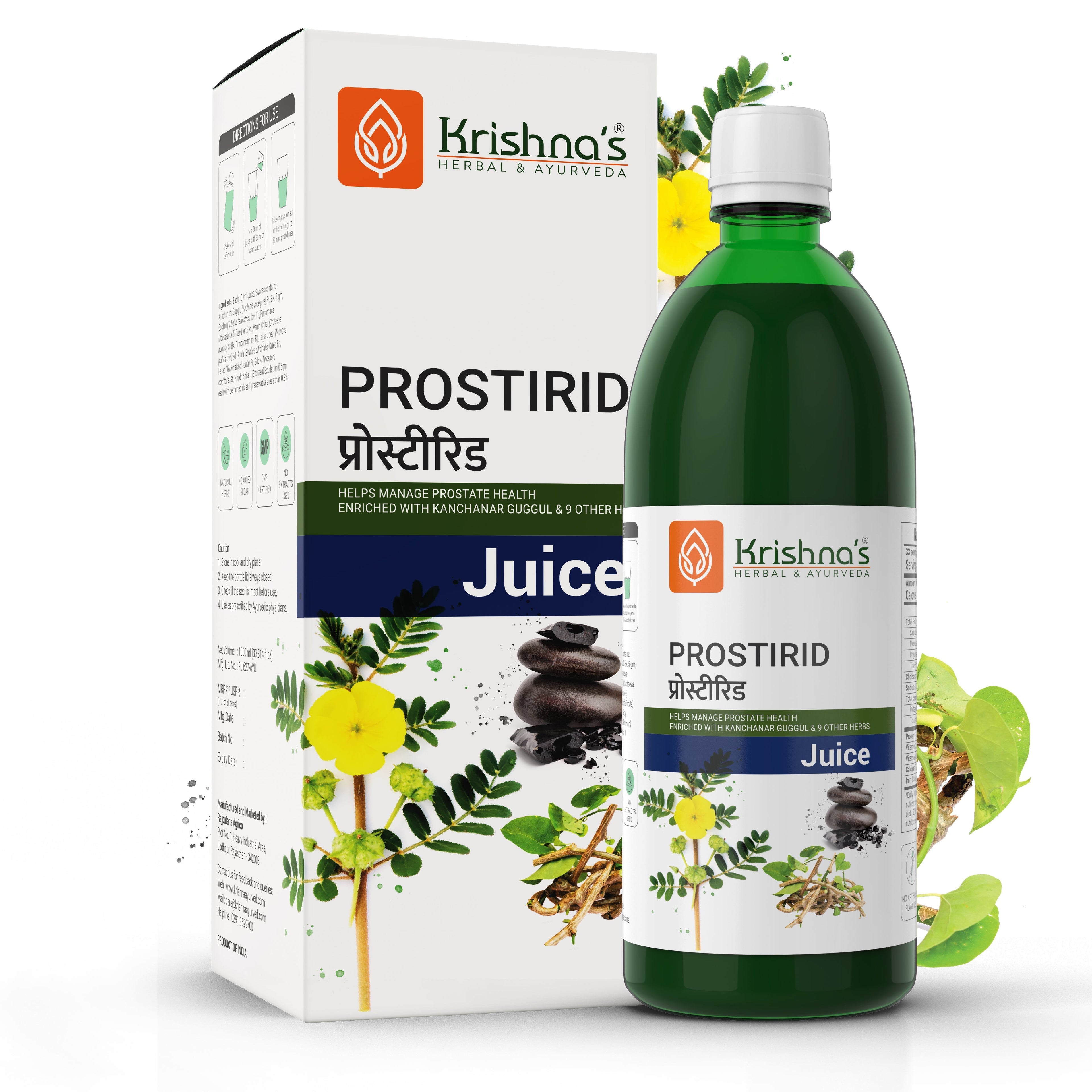 Krishna'S Herbal & Ayurveda Prostirid Juice