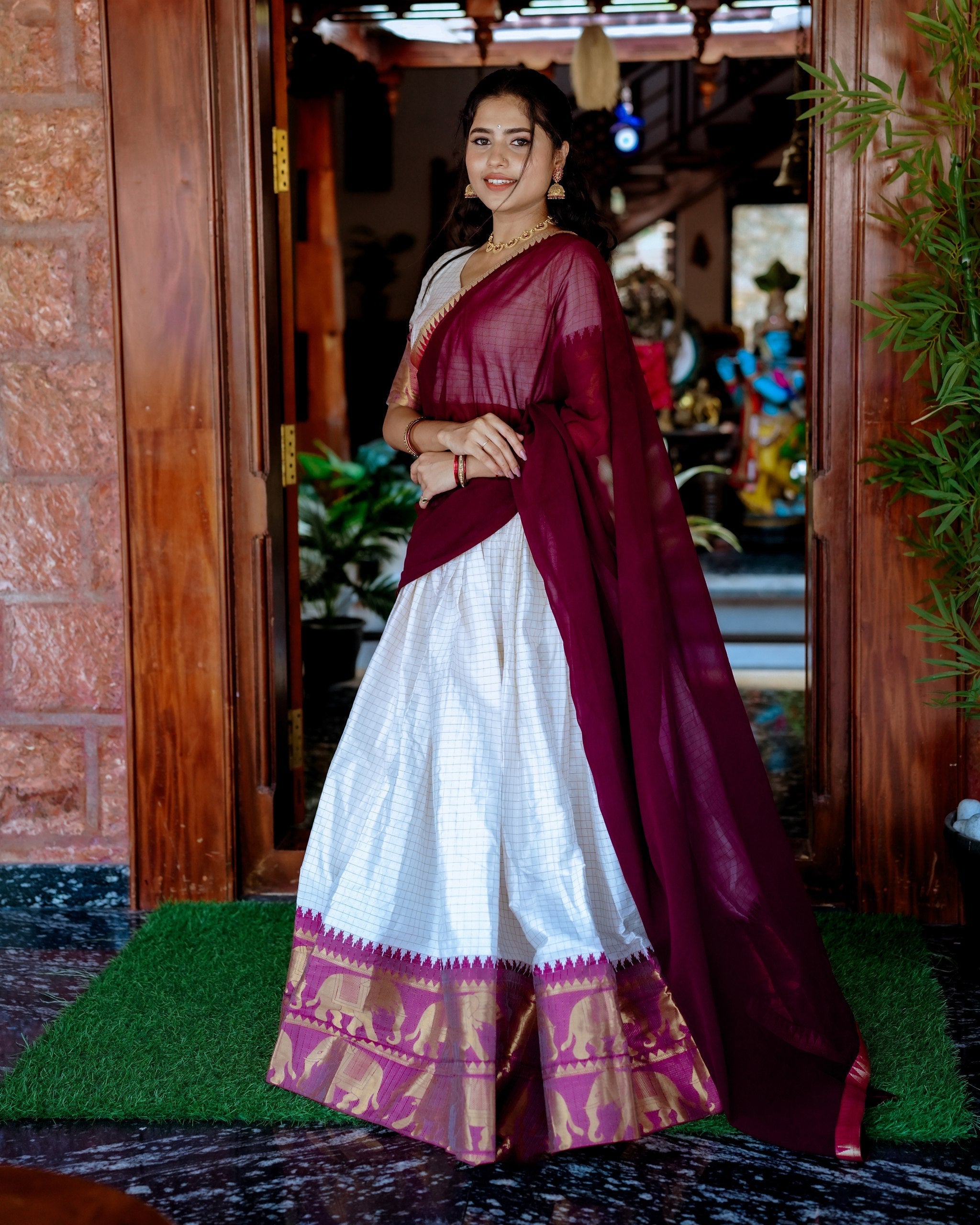 Lehenga Mart Designer Wedding Lehenga Choli For Women - White