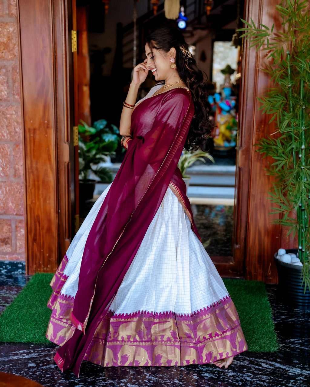 Lehenga Mart Designer Wedding Lehenga Choli For Women - White