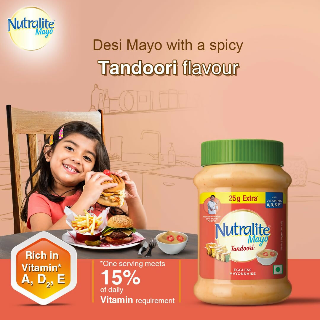 Nutralite Tandoori Mayo|Eggless Mayonnaise - Distacart