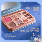Nykaa Cosmetics X Bridgerton Face & Eye Multi-Texture Eyeshadow Blush & Contour Palette