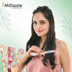 MiDazzle 360 Floral Dual Teeth Comb - Large - Distacart