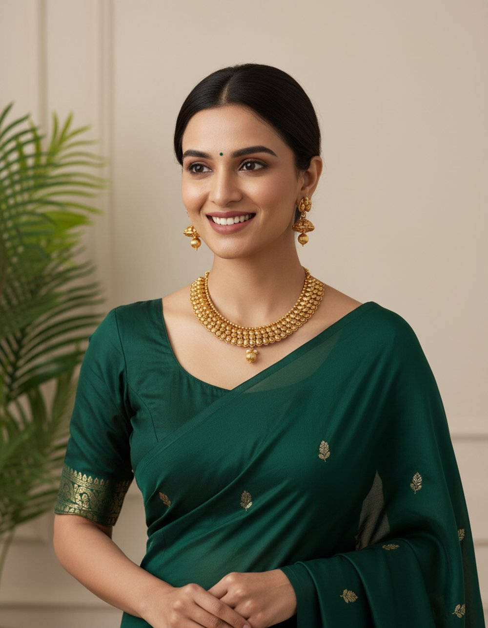 Designer Metallic Necklace Set - Distacart