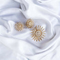 Joban Fashion Women Gold Sun-Kissed Timeless White Opal Locket - Distacart