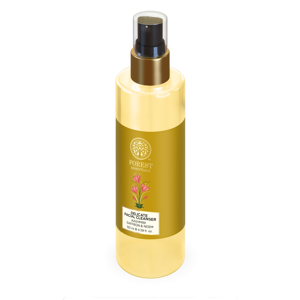 Forest Essentials Delicate Facial Cleanser Kashmiri Saffron & Neem