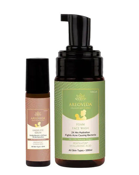 AreoVeda Face Wash and Eye Serum Duo
