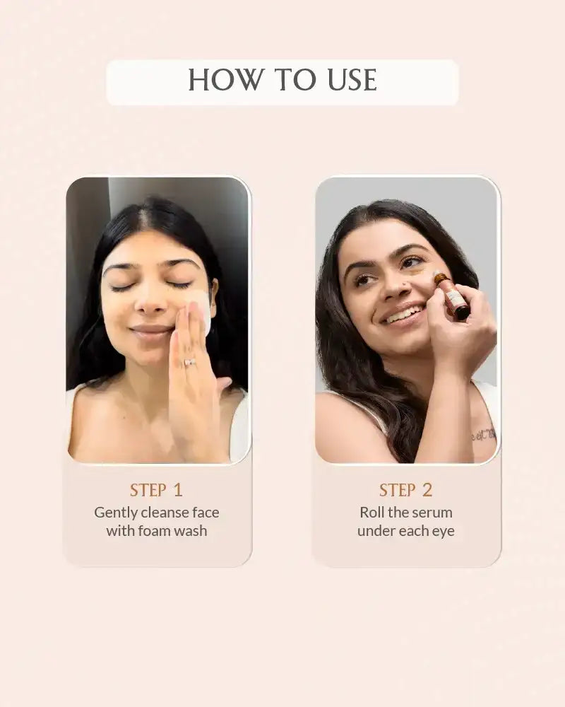 AreoVeda Face Wash and Eye Serum Duo