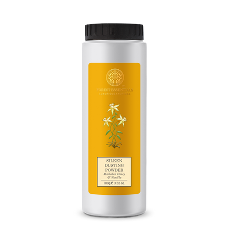 Forest Essentials Silken Dusting Powder Mashobra Honey & Vanilla