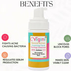 Vigini Natural Actives Foaming Face Toning Cleanser Face Wash for Men & Women