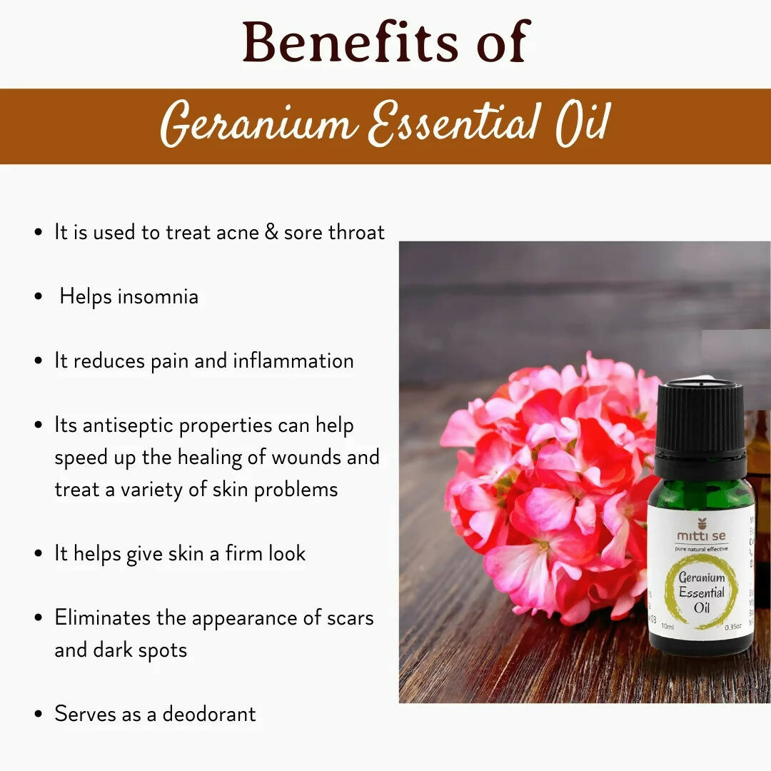 Mitti Se Geranium Essential Oil