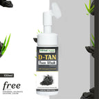 Herbal Canada D-Tan Foam Face Wash with Built in Face Brush