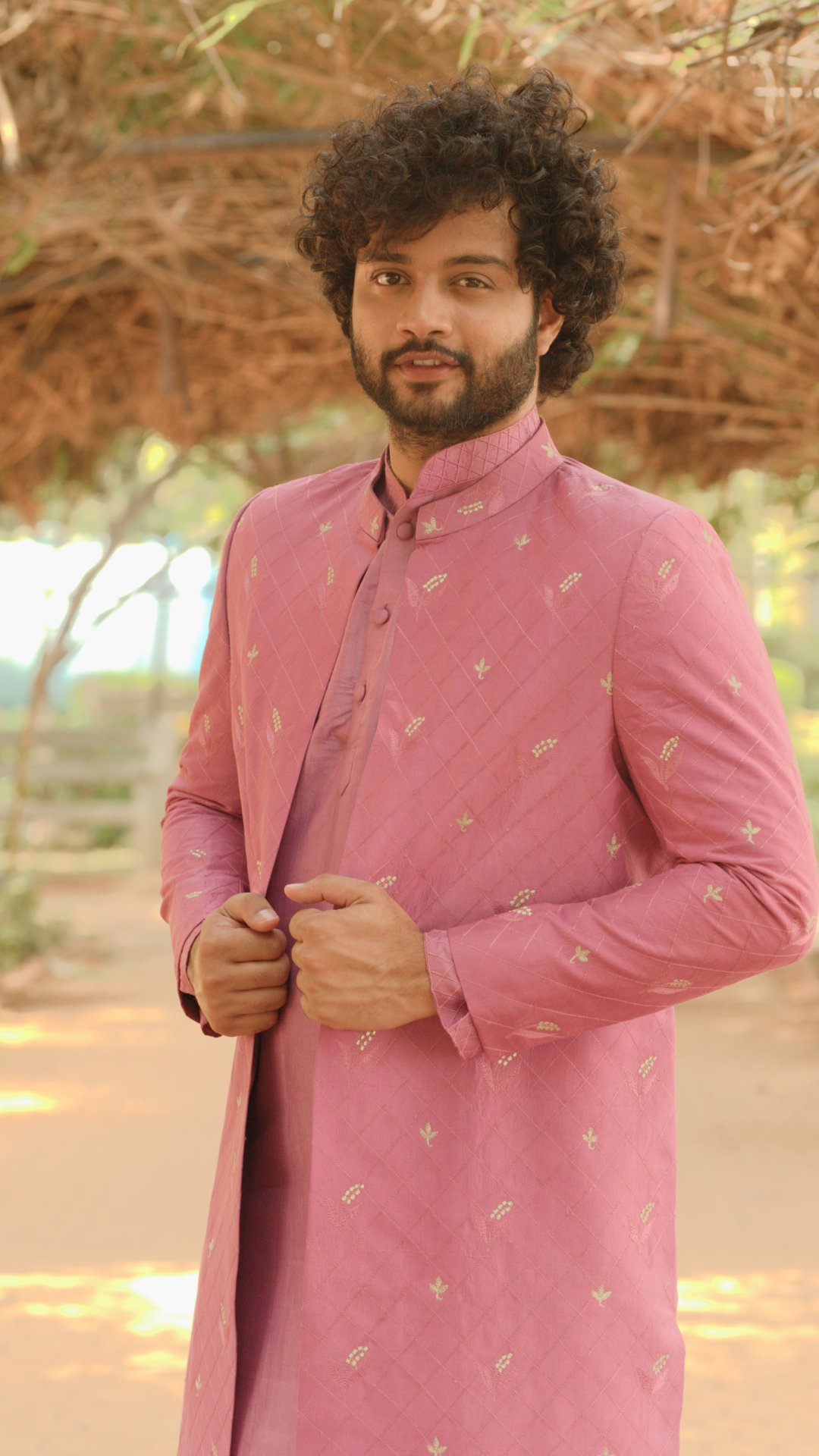 Frein Designer Kurta Jacket Set by Hilo Design