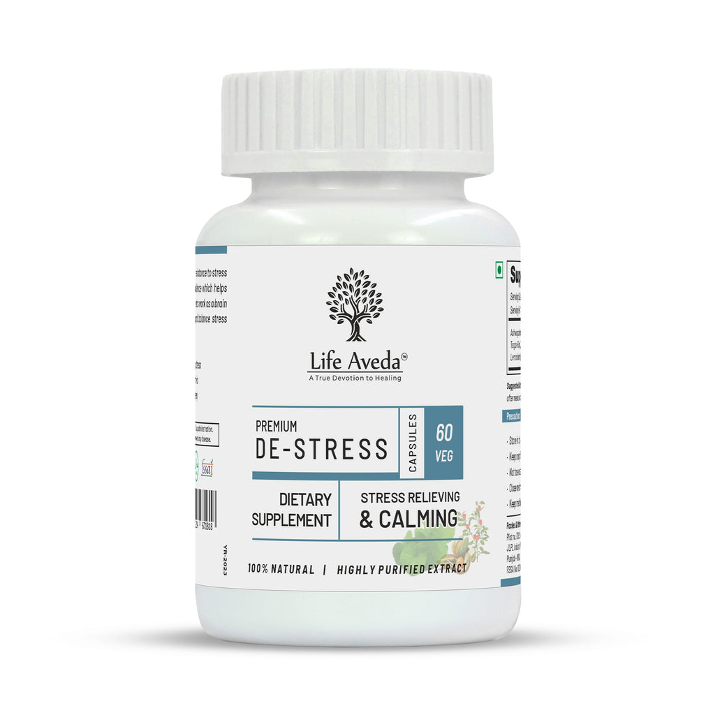 Life Aveda Premium De-Stress Capsules - Distacart