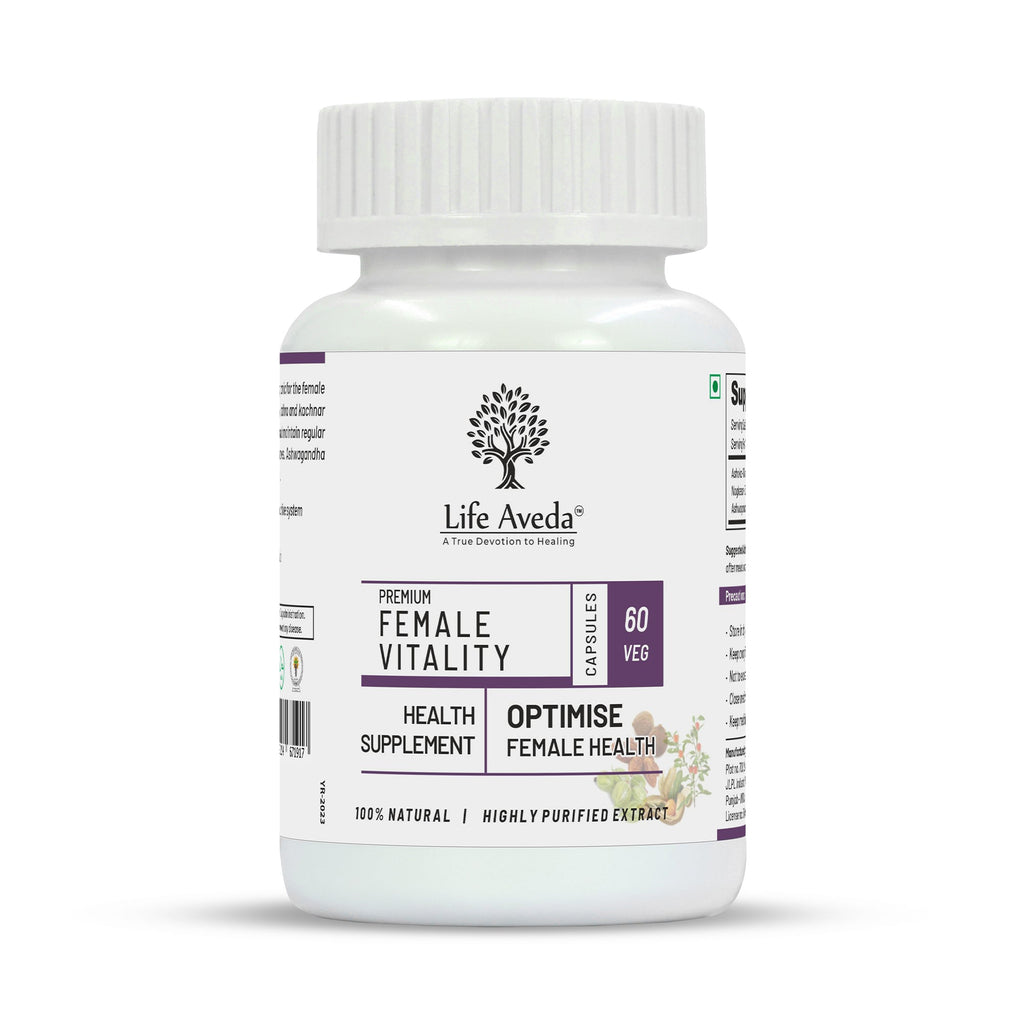 Life Aveda Premium Female Vitality Capsules - Distacart